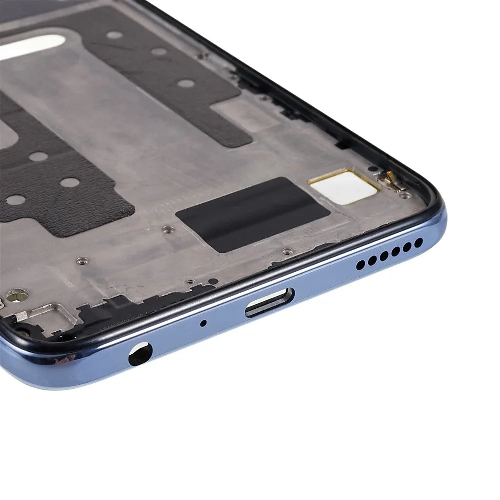 For Huawei Enjoy Z 5G / Enjoy 20 Pro 5G / Honor 30 Youth / 30 Lite OEM Front Housing Frame Repair Part (without Logo) - Blue - 5