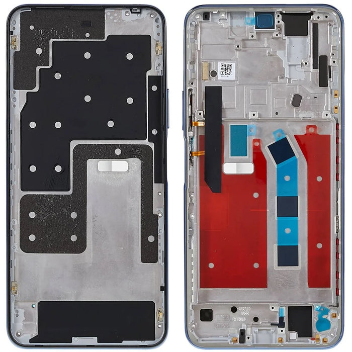 For Huawei Enjoy 20 Plus 5G / Y9a 4G OEM Front Housing Frame Repair Part (without Logo) - Blue - 1