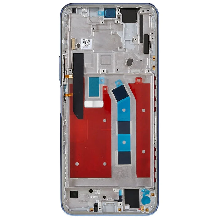 For Huawei Enjoy 20 Plus 5G / Y9a 4G OEM Front Housing Frame Repair Part (without Logo) - Blue - 3
