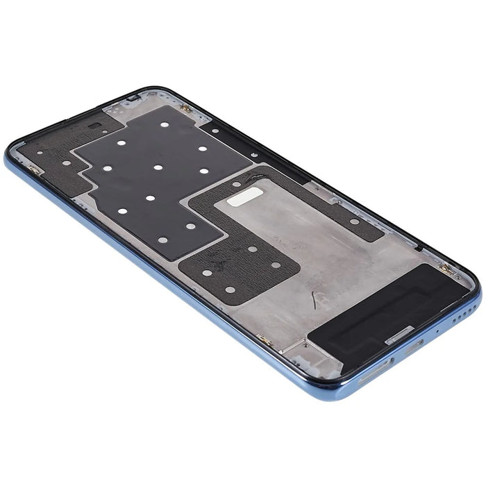 For Huawei Enjoy 20 Plus 5G / Y9a 4G OEM Front Housing Frame Repair Part (without Logo) - Blue - 4
