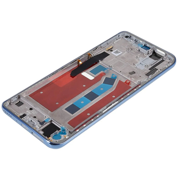 For Huawei Enjoy 20 Plus 5G / Y9a 4G OEM Front Housing Frame Repair Part (without Logo) - Blue - 6
