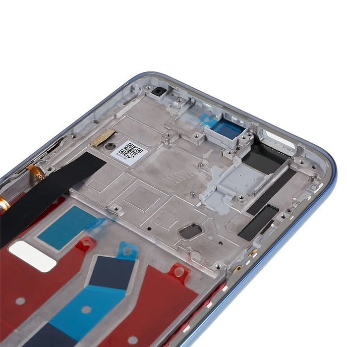 For Huawei Enjoy 20 Plus 5G / Y9a 4G OEM Front Housing Frame Repair Part (without Logo) - Blue - 7