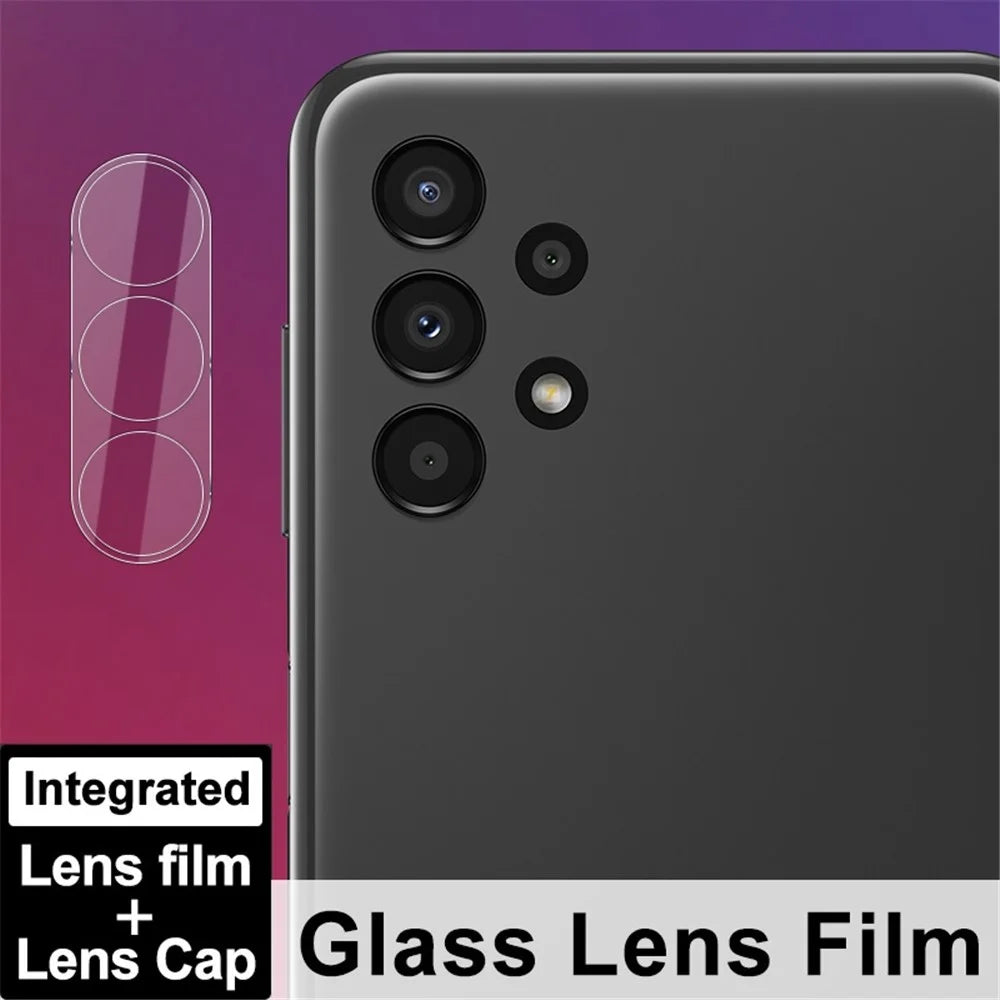 IMAK For Samsung Galaxy A13 4G / 5G Rear Lens Film Integrated Tempered Glass Camera Lens Protector + Acrylic Lens Cap - 3
