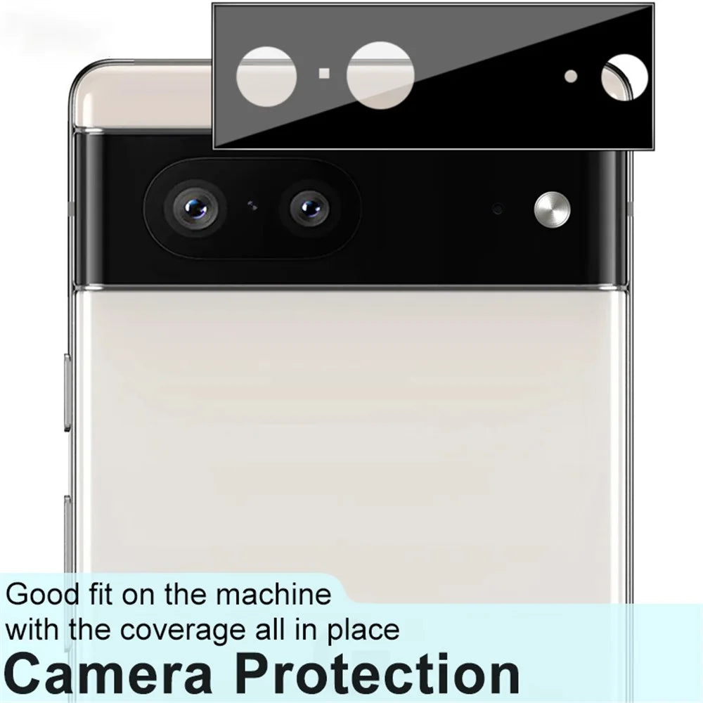 IMAK For Google Pixel 7 5G HD Clear Camera Lens Protector Anti-Scratch  Tempered Glass Lens Film (Black Version) - 4