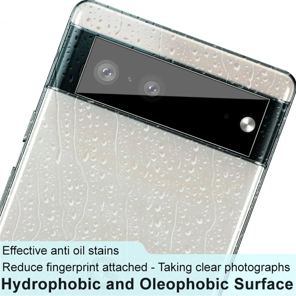IMAK For Google Pixel 7 5G HD Clear Camera Lens Protector Anti-Scratch  Tempered Glass Lens Film (Black Version) - 5