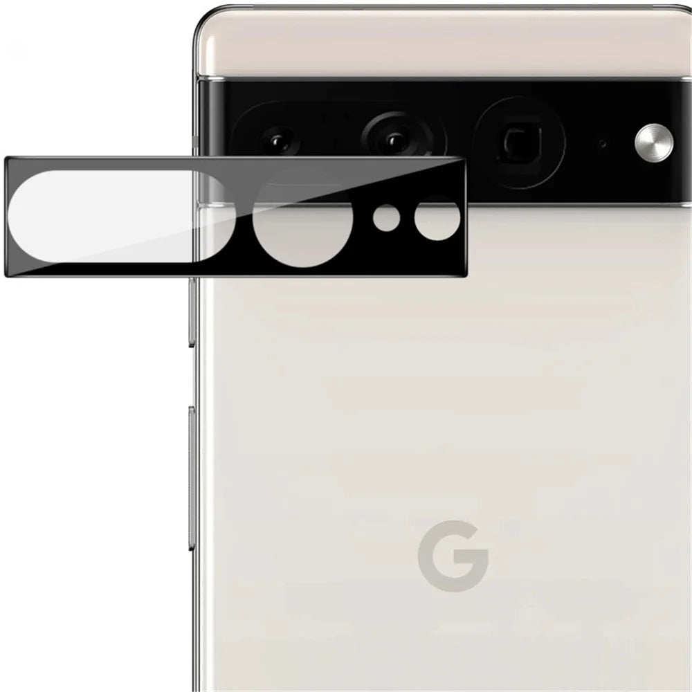IMAK For Google Pixel 7 Pro 5G Tempered Glass Camera Lens Protector HD Clear Rear Camera Protective Film (Black Version) - 1