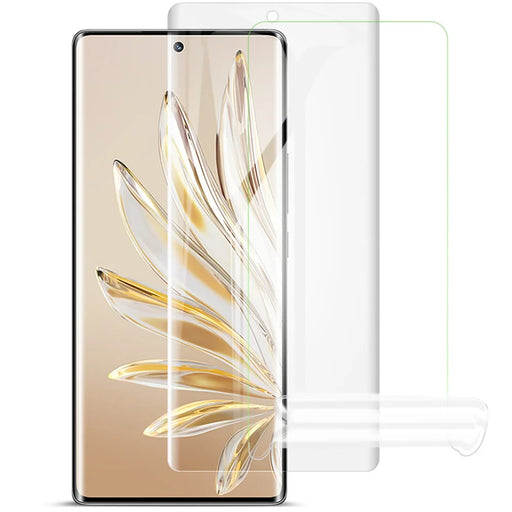 IMAK 2PCS Hydrogel Film III Mobile Phone Screen Protector for Honor 70 5G, HD Clear Anti-scratch Soft TPU Film - 1