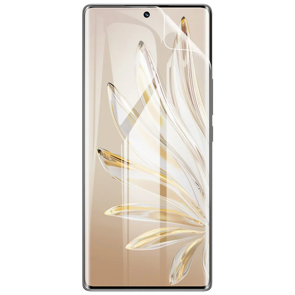 IMAK 2PCS Hydrogel Film III Mobile Phone Screen Protector for Honor 70 5G, HD Clear Anti-scratch Soft TPU Film - 2