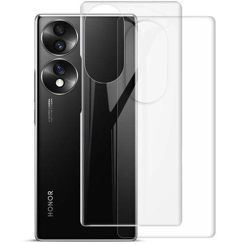 IMAK For Honor 70 5G 2Pcs/Set Hydrogel Film III Full Cover Back Protector Soft TPU Transparent Protective Film - 1