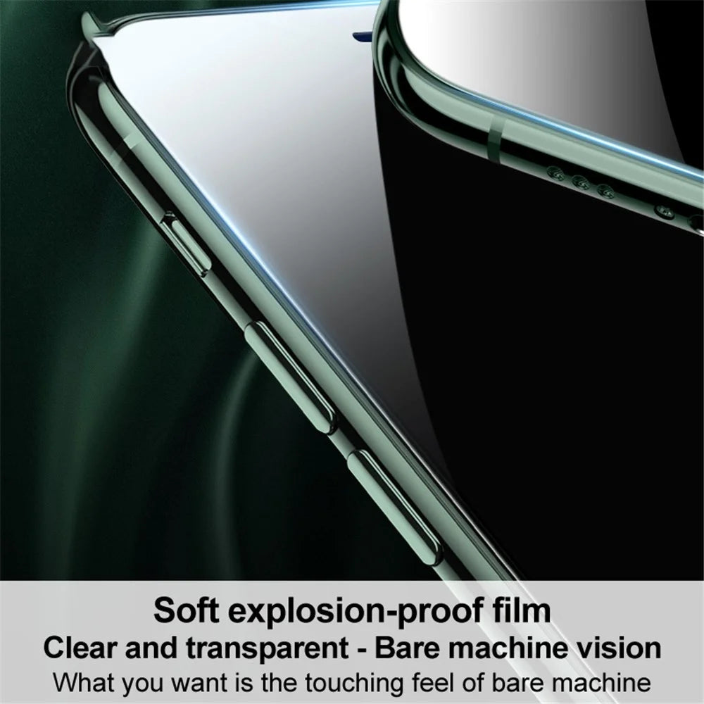 IMAK For Honor 70 5G 2Pcs/Set Hydrogel Film III Full Cover Back Protector Soft TPU Transparent Protective Film - 6