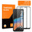 AMORUS 2Pcs / Pack for Samsung Galaxy Xcover6 Pro 5G Tempered Glass Secondary Strengthening Silk Printing Full Glue Full Screen Protector - Black - 2