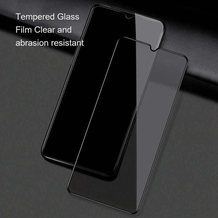 AMORUS 2Pcs / Pack for Samsung Galaxy Xcover6 Pro 5G Tempered Glass Secondary Strengthening Silk Printing Full Glue Full Screen Protector - Black - 7