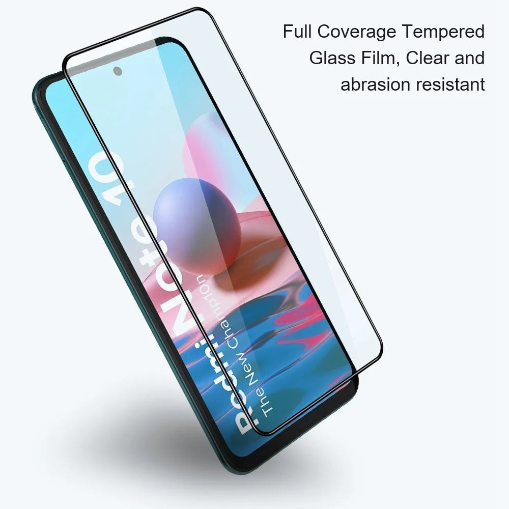 AMORUS 2Pcs / Pack Tempered Glass Film for Oppo Reno8 5G (Global Version) / Reno8 5G, Silk Printing Full Glue Secondary Strengthening Full Screen Protector - Black - 5