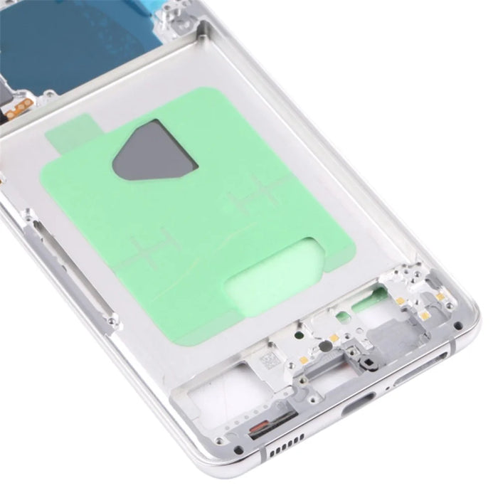 For Samsung Galaxy S21+ 5G G996B OEM Front Housing Frame Repair Part (without Logo) - Silver - 5