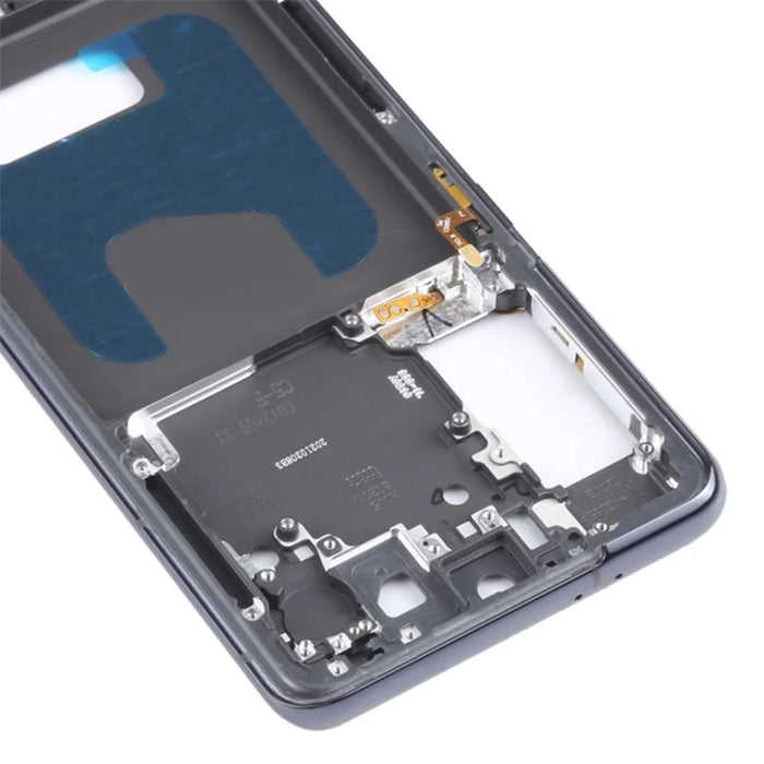 For Samsung Galaxy S21 5G G991B OEM Front Housing Frame Repair Part (without Logo) - Black - 4