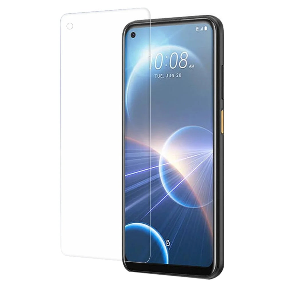 For HTC Desire 22 Pro 5G Bubble-free Soft Film Wear-resistant HD Clear PET Screen Protector - 1