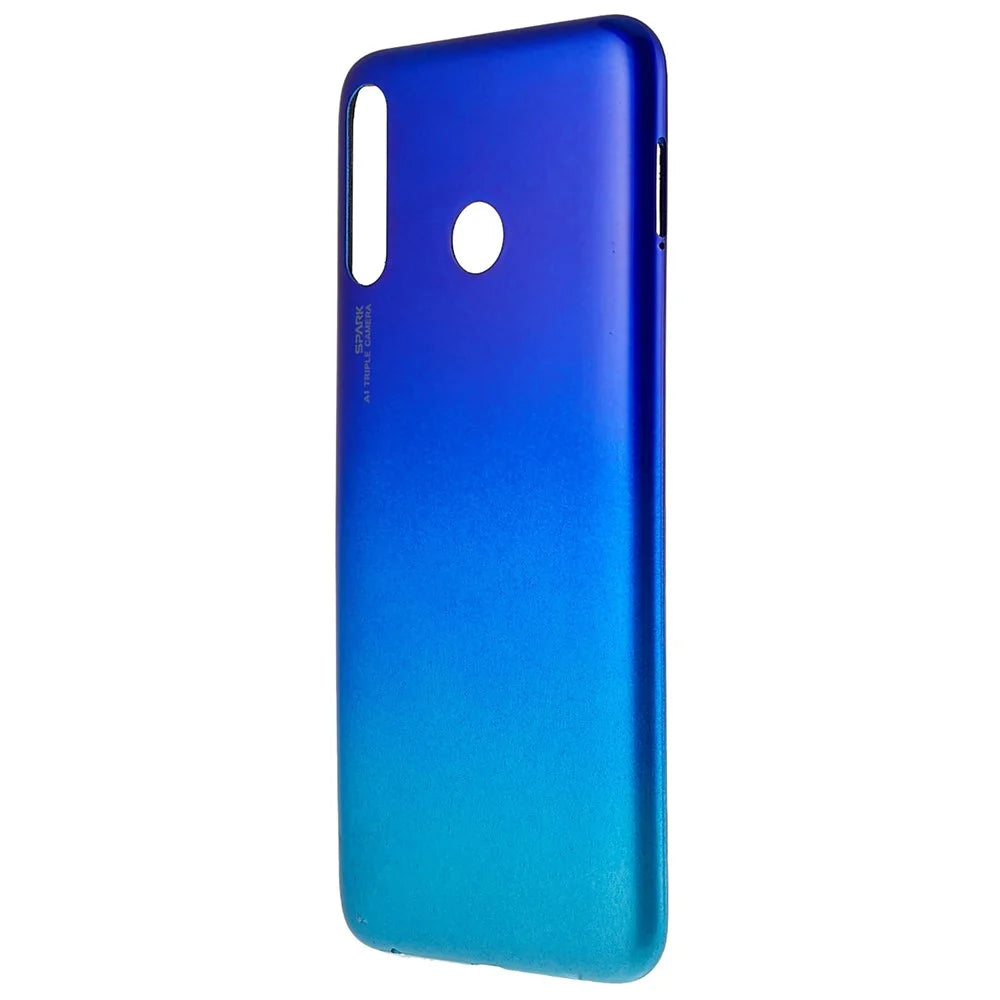 For Tecno Spark 4 Back Battery Housing Cover Replacement - Blue - 3