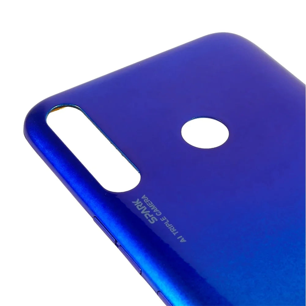 For Tecno Spark 4 Back Battery Housing Cover Replacement - Blue - 7