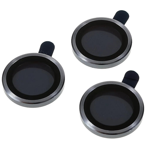3Pcs / Set Camera Lens Protector for iPhone 14 Pro Max 6.7 inch / 14 Pro 6.1 inch, Ultra Clear Tempered Glass Lens Protection Film - Black - 1