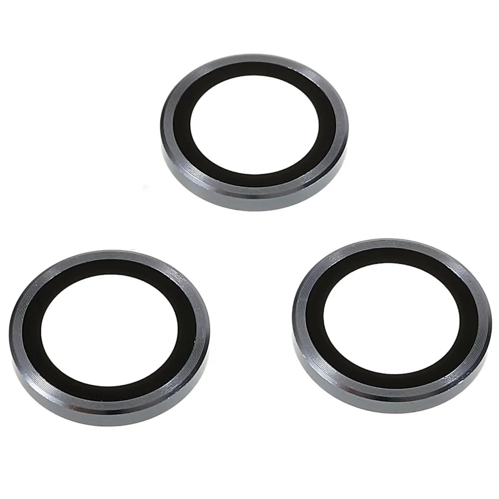 3Pcs / Set Camera Lens Protector for iPhone 14 Pro Max 6.7 inch / 14 Pro 6.1 inch, Ultra Clear Tempered Glass Lens Protection Film - Black - 3