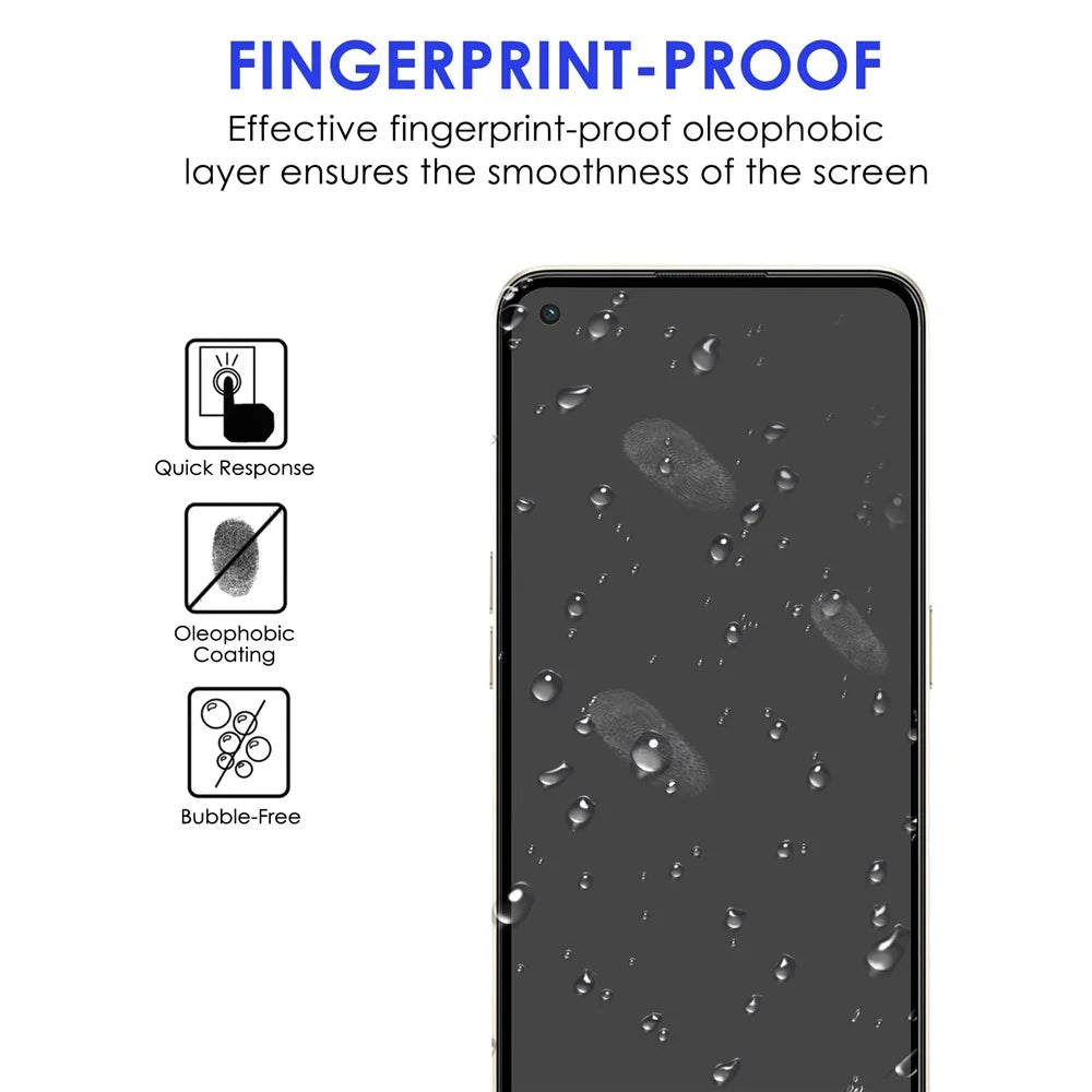 AGC Tempered Glass Film for Oppo Reno8 5G (Global Version) / Oppo Reno8 5G, Full Glue Anti-explosion Black Edge HD Clear Full Screen Protector - 2