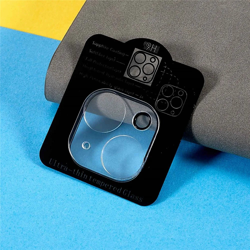 For iPhone 14 6.1 inch / 14 Plus 6.7 inch Camera Lens Protector High Transparency Tempered Glass Lens Film - 2