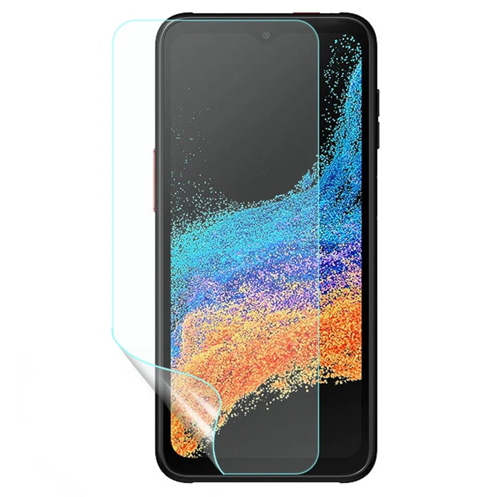 For Samsung Galaxy Xcover6 Pro 5G Anti-scratch Soft Film Anti-bubble HD Clear PET Screen Protector - 1