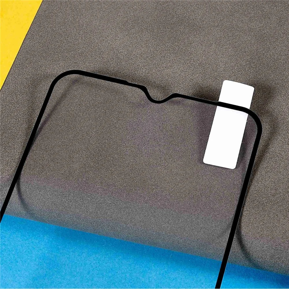 For Realme C30 4G Full Coverage Screen Protector Full Glue Tempered Glass Scratch Resistant Silk Printing HD Clear Film - 4