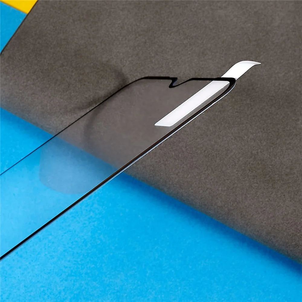 For Realme C30 4G Full Coverage Screen Protector Full Glue Tempered Glass Scratch Resistant Silk Printing HD Clear Film - 6
