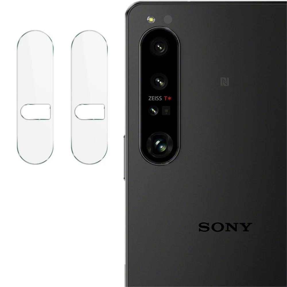 IMAK 2Pcs / Pack Lens Protection Film for ony Xperia 1 IV 5G, Hard Anti-dust Arc Edge Super Clear Tempered Glass Phone Camera Lens Protector - 1