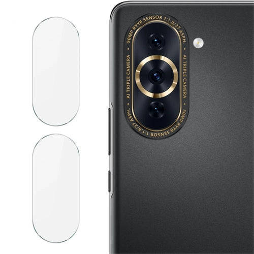 IMAK 2Pcs / Set Camera Lens Protector for Huawei nova 10 Pro 4G, Wear-resistant HD Anti-bubble Tempered Glass Film - 1