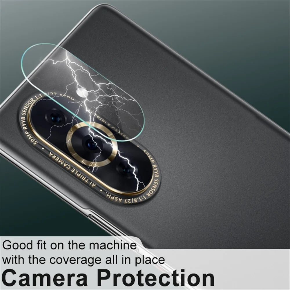 IMAK 2Pcs / Set Camera Lens Protector for Huawei nova 10 Pro 4G, Wear-resistant HD Anti-bubble Tempered Glass Film - 5