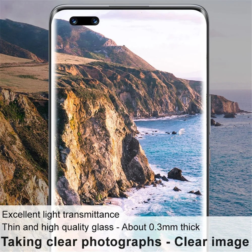 IMAK 2Pcs / Set Camera Lens Protector for Huawei nova 10 Pro 4G, Wear-resistant HD Anti-bubble Tempered Glass Film - 7