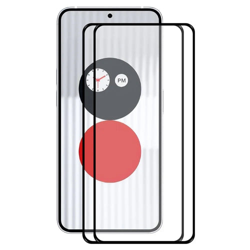 ENKAY HAT PRINCE 2Pcs / Pack For Nothing phone (1) 5G High Aluminium-silicon Glass Full Screen Protector 0.26mm 2.5D Arc Edge Full Glue 9H Screen Film - 1