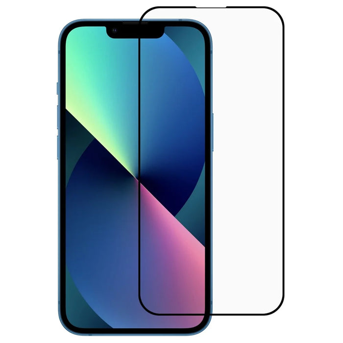 For iPhone 14 6.1 inch Tempered Glass Screen Protector Explosion-Proof 20D Silk Printing Full Screen Film - 1
