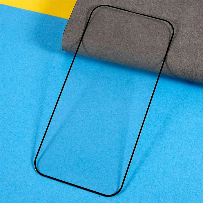 For iPhone 14 6.1 inch Tempered Glass Screen Protector Explosion-Proof 20D Silk Printing Full Screen Film - 4