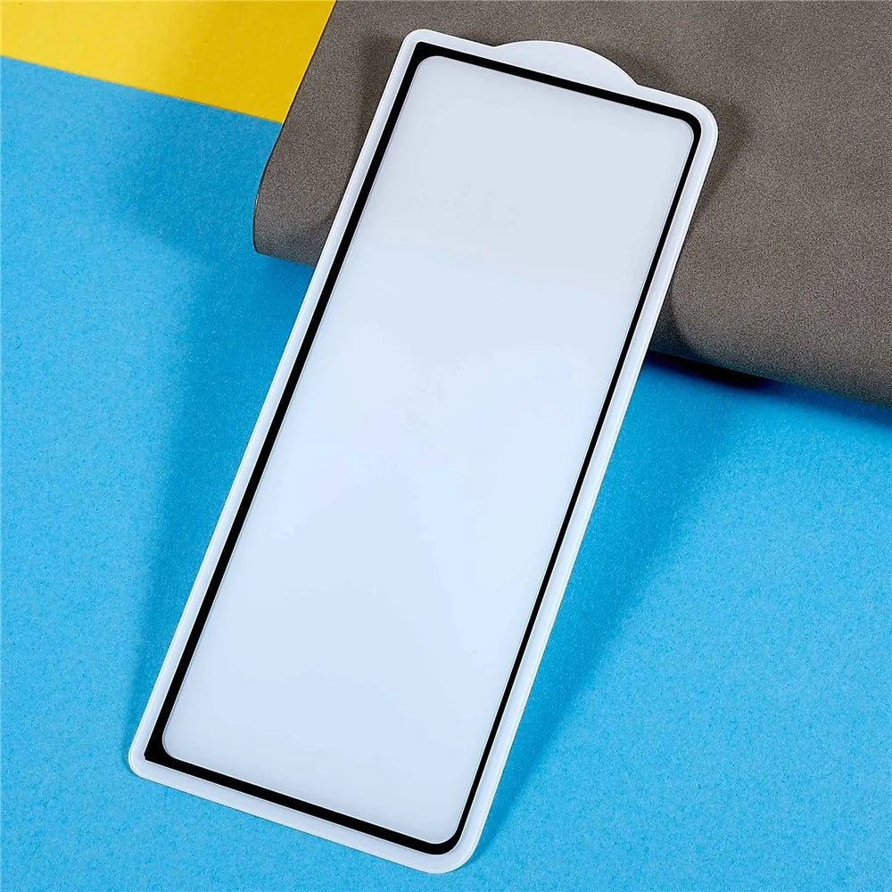 For Samsung Galaxy Z Fold4 5G, Crystal Clear Tempered Glass Screen Protector Anti-Explosion Full Glue Thin Complete Covering Silk Printing Front Screen Film - 2