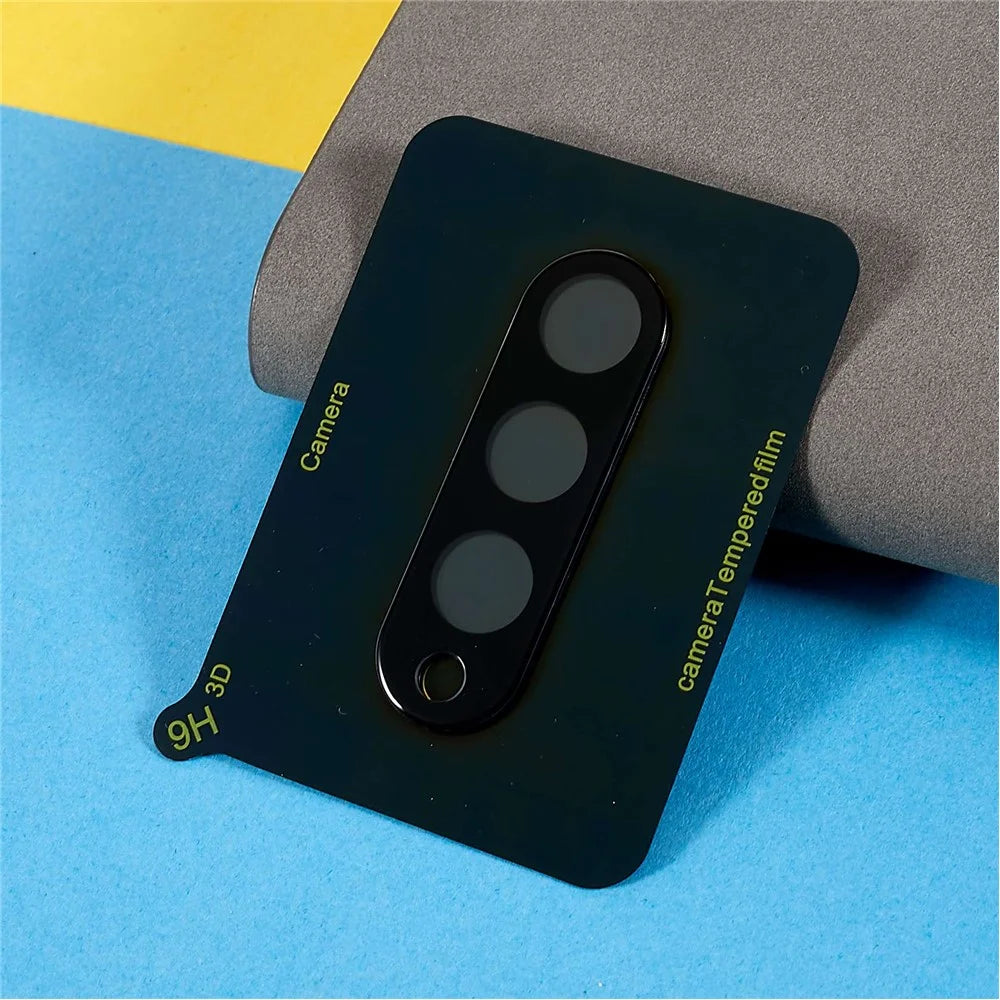2Pcs / Set Camera Lens Protector for Samsung Galaxy Z Fold4 5G, Silk Printing HD Clear Anti-Scratch Tempered Glass Lens Film - 3