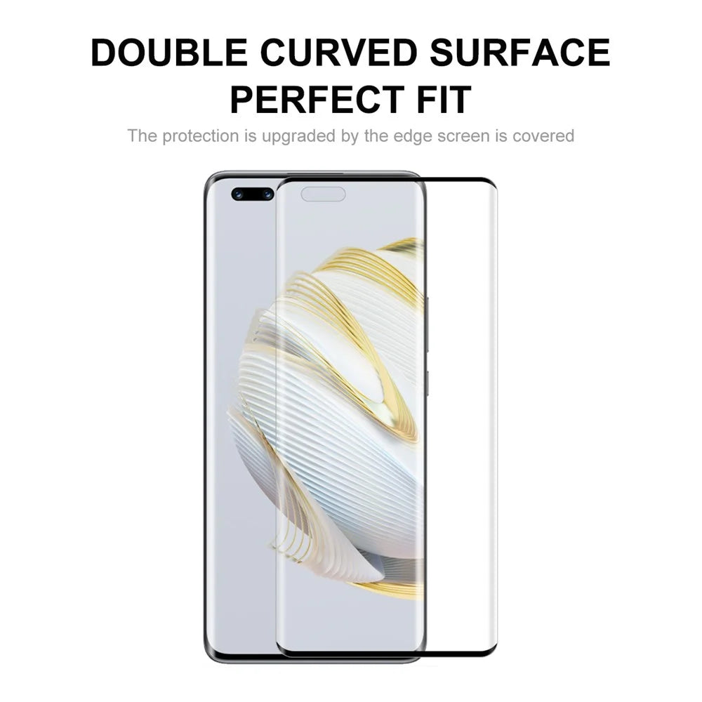 ENKAY HAT PRINCE 2Pcs / Set for Huawei nova 10 Pro 4G 3D Curved Full Screen Protector Side Glue Tempered Glass Support Fingerprint Unlock - 2