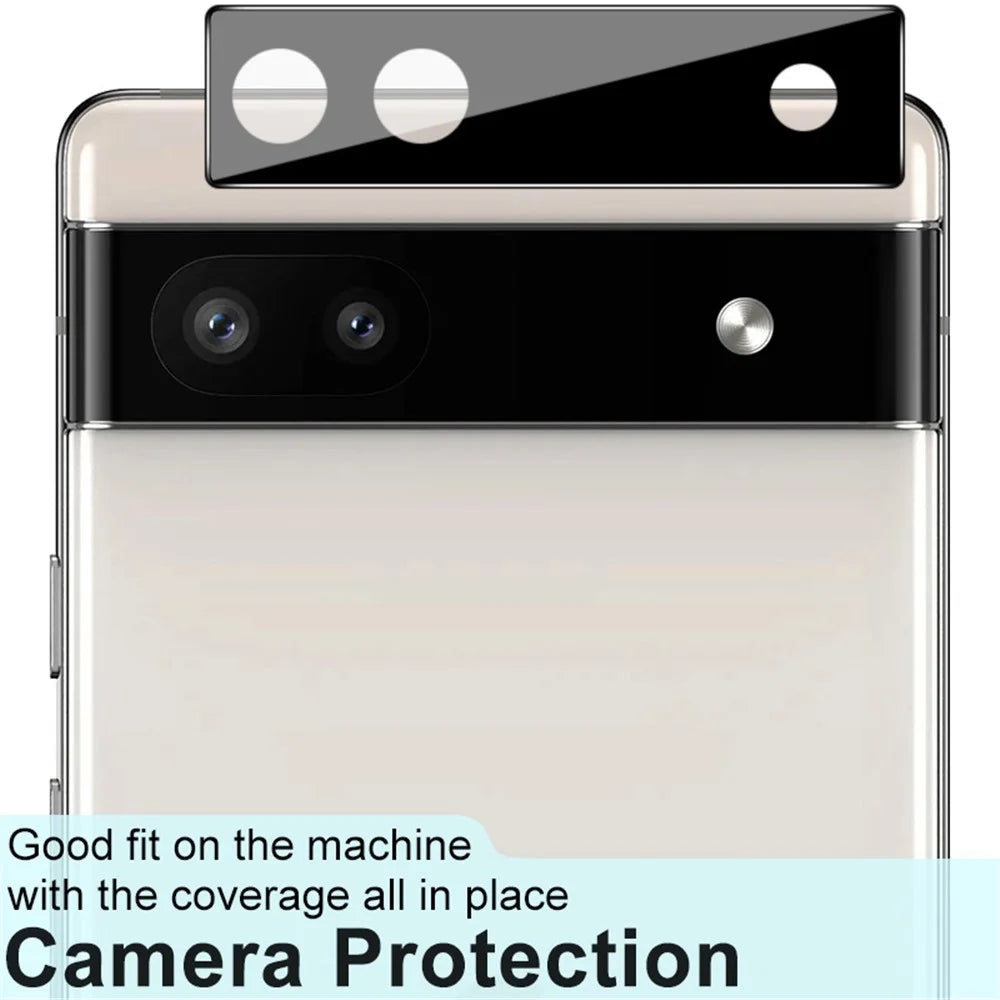 IMAK For Google Pixel 6a Camera Lens Protector Tempered Glass Wear-resistant Anti-scratch Bubble-free Film (Black Version) - 5