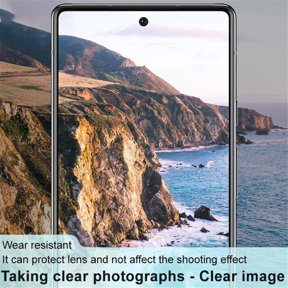 IMAK For Google Pixel 6a Camera Lens Protector Tempered Glass Wear-resistant Anti-scratch Bubble-free Film (Black Version) - 7