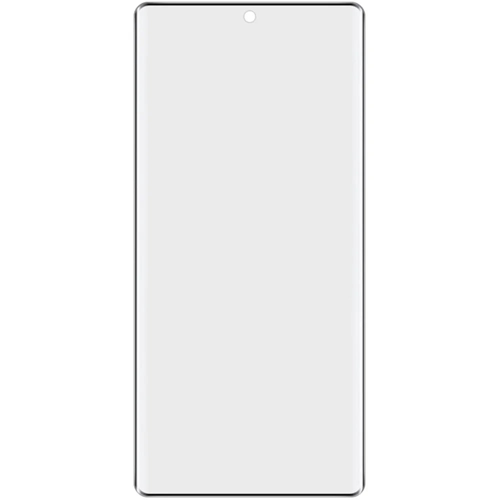 IMAK AGC Glass Screen Protector for Google Pixel 7 Pro, 3D Curved Ultra Clear Side Glue Full Cover Screen Film - 3