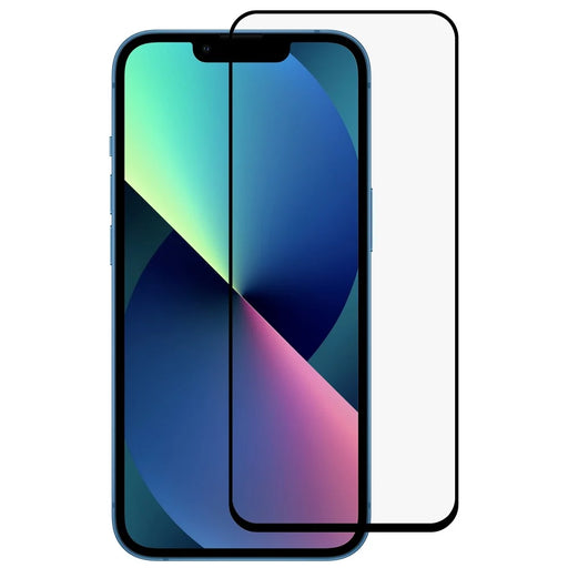 RURIHAI for iPhone 14 6.1 inch Full Covering Screen Protector Secondary Hardening 9H 2.5D HD Full Glue Aluminum-silicon Glass Film - 1