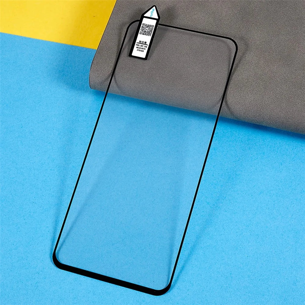 RURIHAI for iPhone 14 6.1 inch Full Covering Screen Protector Secondary Hardening 9H 2.5D HD Full Glue Aluminum-silicon Glass Film - 6