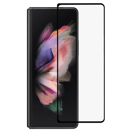 RURIHAI for Samsung Galaxy Z Fold4 5G Secondary Hardening Aluminum-silicon Glass Film, Full Coverage 9H 2.5D HD Full Glue Screen Protector - 1