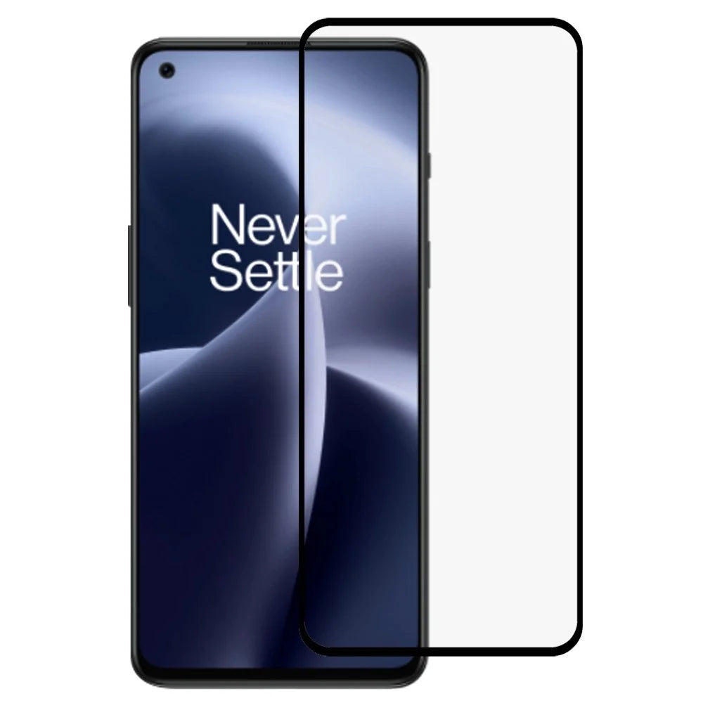 RURIHAI for OnePlus Nord 2T 5G Aluminum-silicon Glass Film, Anti-explosion Secondary Hardening 2.5D Full Screen HD 9H Full Glue Screen Protector - 1