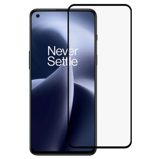 RURIHAI for OnePlus Nord 2T 5G Aluminum-silicon Glass Film, Anti-explosion Secondary Hardening 2.5D Full Screen HD 9H Full Glue Screen Protector - 1
