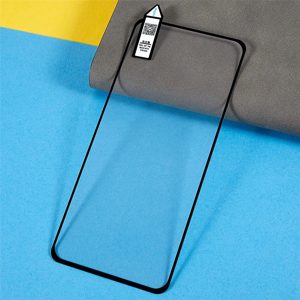 RURIHAI for OnePlus Nord 2T 5G Aluminum-silicon Glass Film, Anti-explosion Secondary Hardening 2.5D Full Screen HD 9H Full Glue Screen Protector - 6