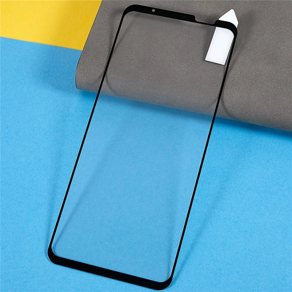 RURIHAI for Asus ROG Phone 6 5G Aluminum-silicon Glass Film, Secondary Hardening Full Glue 2.5D Full Screen HD 9H Wear-resistant Screen Protector - 3