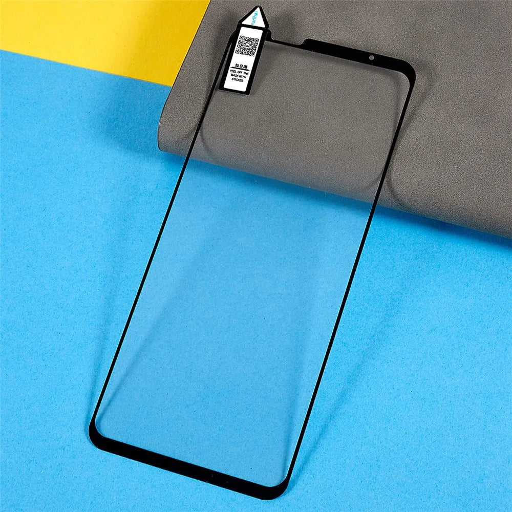 RURIHAI for Asus ROG Phone 6 5G Aluminum-silicon Glass Film, Secondary Hardening Full Glue 2.5D Full Screen HD 9H Wear-resistant Screen Protector - 6